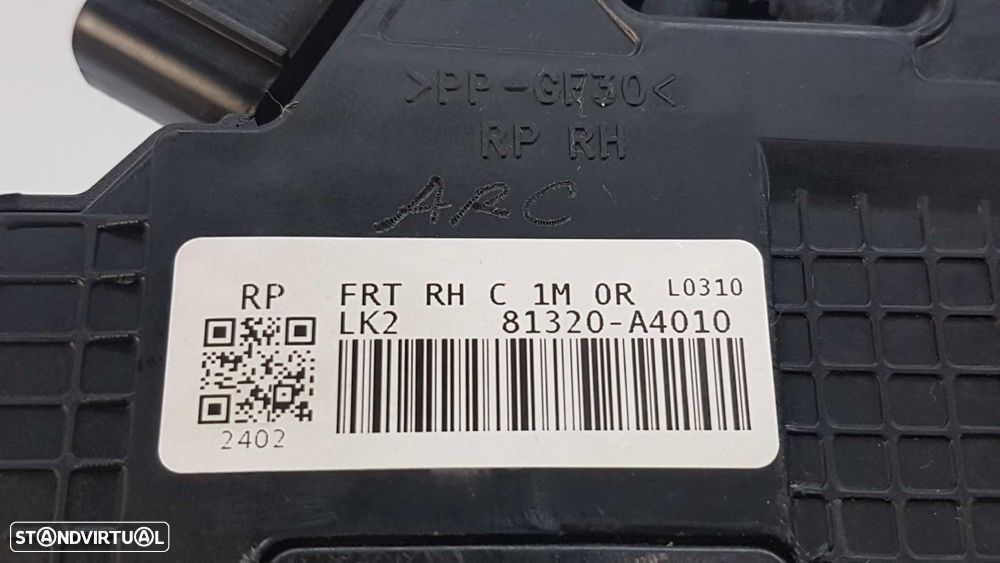 FECHADURA PORTA FRENTE DIREITA KIA CARENS ( ) CONCEPT - 4