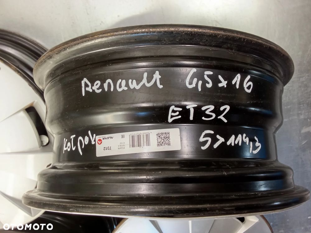 Felgi Renault Megane Laguna Captur Kadjar 6,5Jx16 et32 5x114,3 - 9