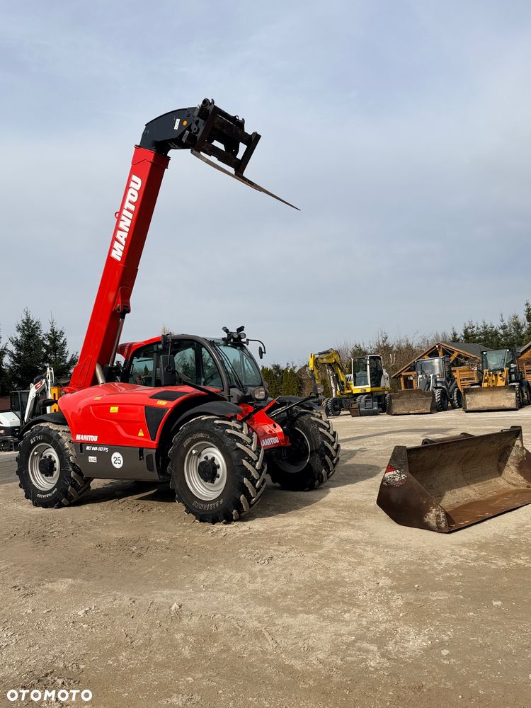 Manitou Ładowarka teleskopowa Manitou Mlt 840 137 PS łyżka widły Merlo 42.7 TF 737 130 Jcb 541-70 Bobcat TL 38.70 rolnicza budowlana KLIMA zaczep hydr - 25