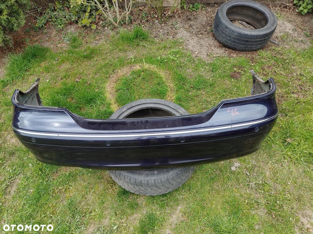 MERCEDES W209 ClK Zderzak tylny tył PDC Granatowy 359 - 3