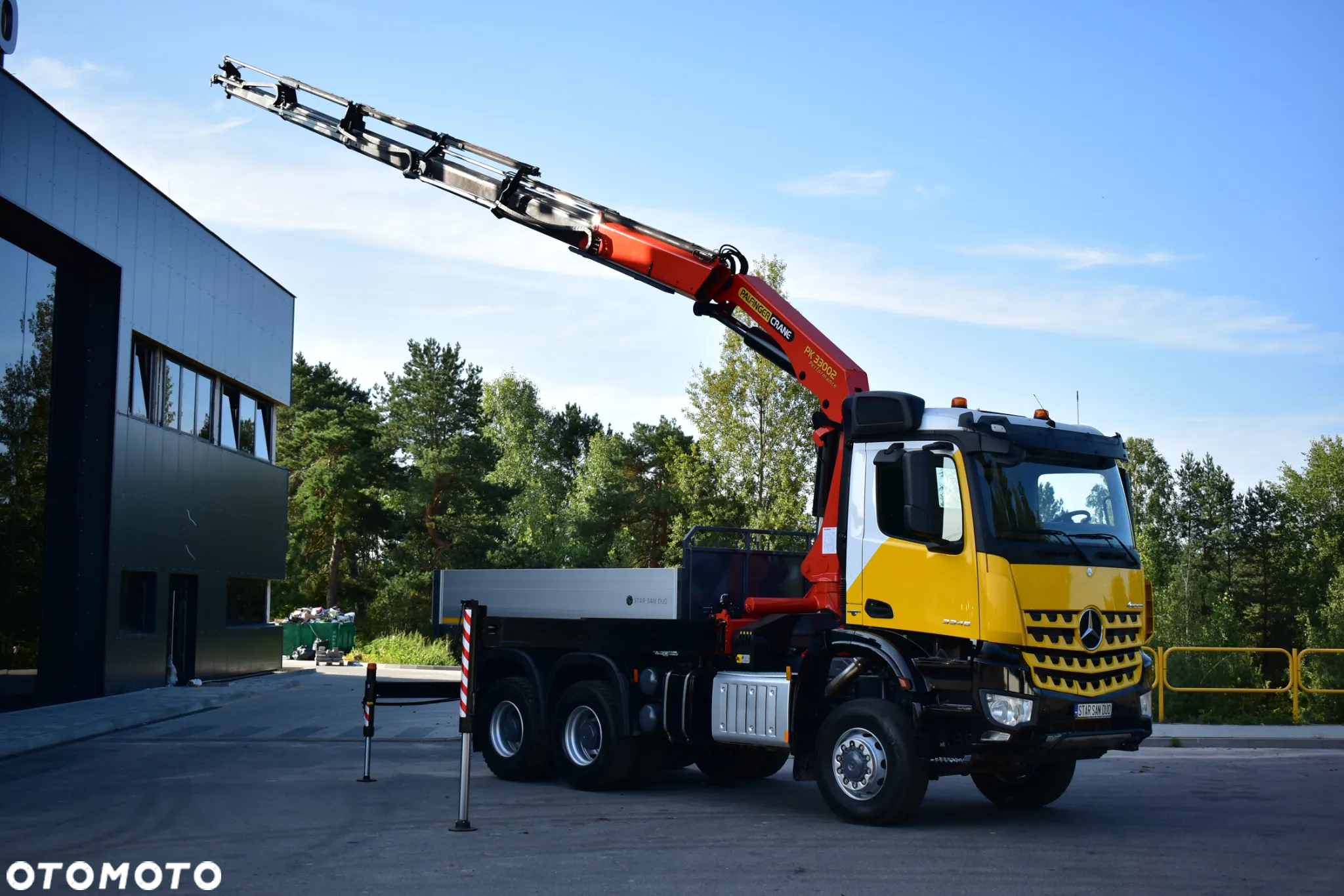 Mercedes-Benz ACTROS 3345 6x6 Palfinger PK 33002 HDS Żuraw Euro 6 Crane Kran - 8