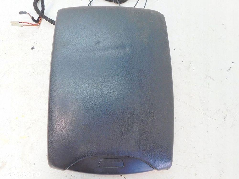 BMW X5 E53 3.0D M57 2002r PODŁOKIETNIK SCHOWEK ŚRODKOWY NA TELEFON SKÓRA - 3