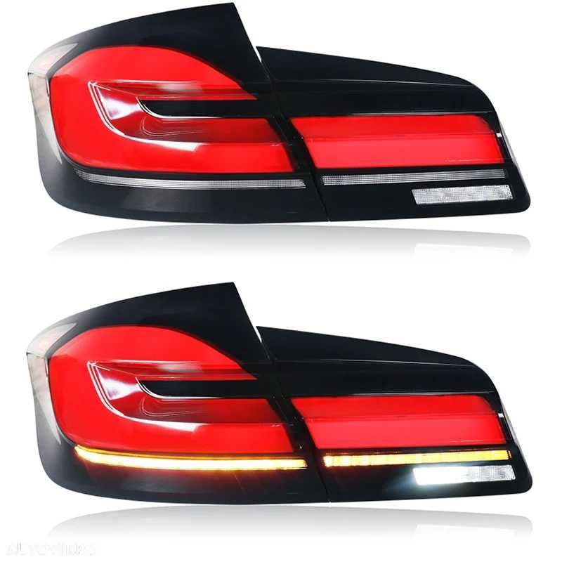 Set Stopuri Full LED Lampi BMW Seria 5 F10 Model G30 Look 2010 - 2016 - 1