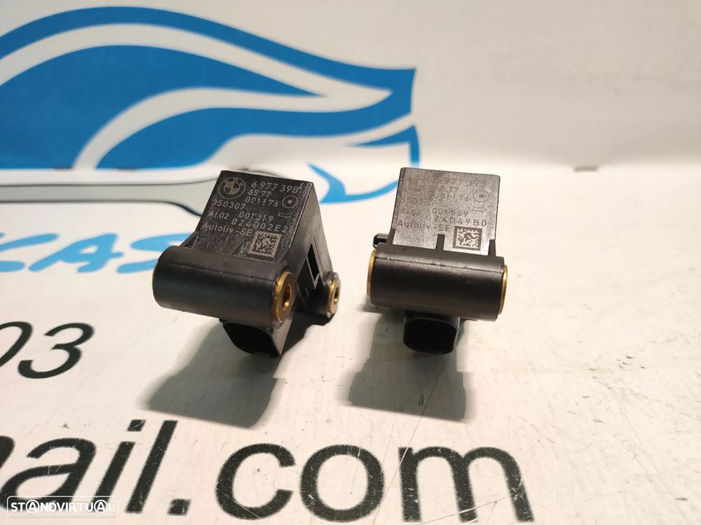 SENSOR SENSORES IMPACTO EMBATE COLISÃO AIRBAG MINI COOPER R56 65776977398 6977398 R55 CLUBMAN SERIE 5 E60 E60 LCI E61 E61 LCI SERIE 6 E63 E63 LCI - 2