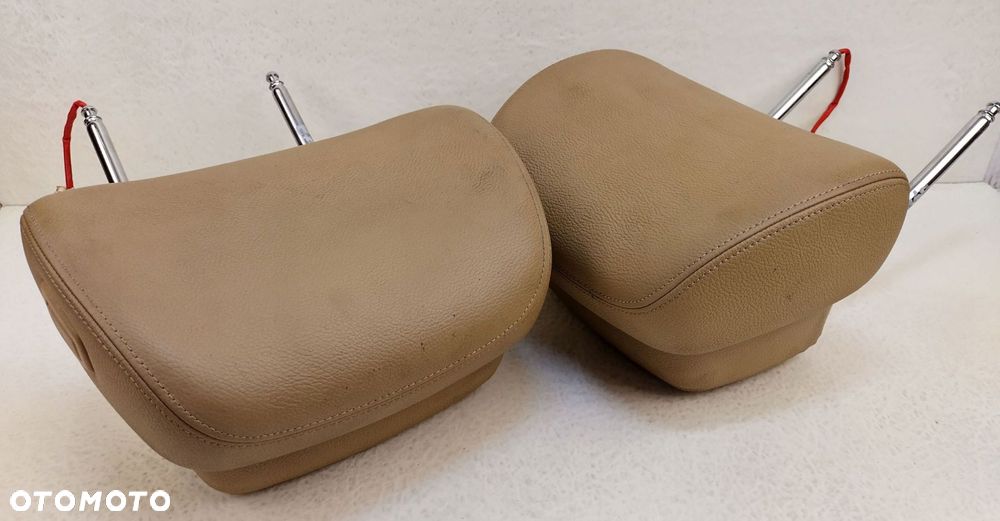 bmw x5 e70 06-13 aktywny zagłówek fotela przedniego jasna skóra - 6