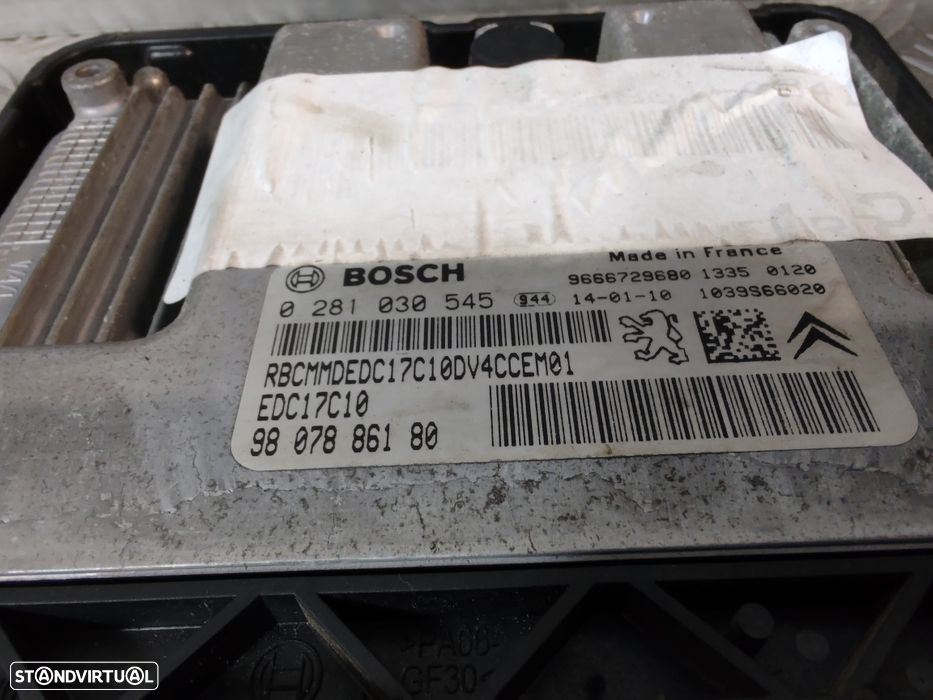 Centralina Motor 208 Bosch EDC17C10 1.4 Hdi 0.281.030.545 Peugeot Citroen - 3
