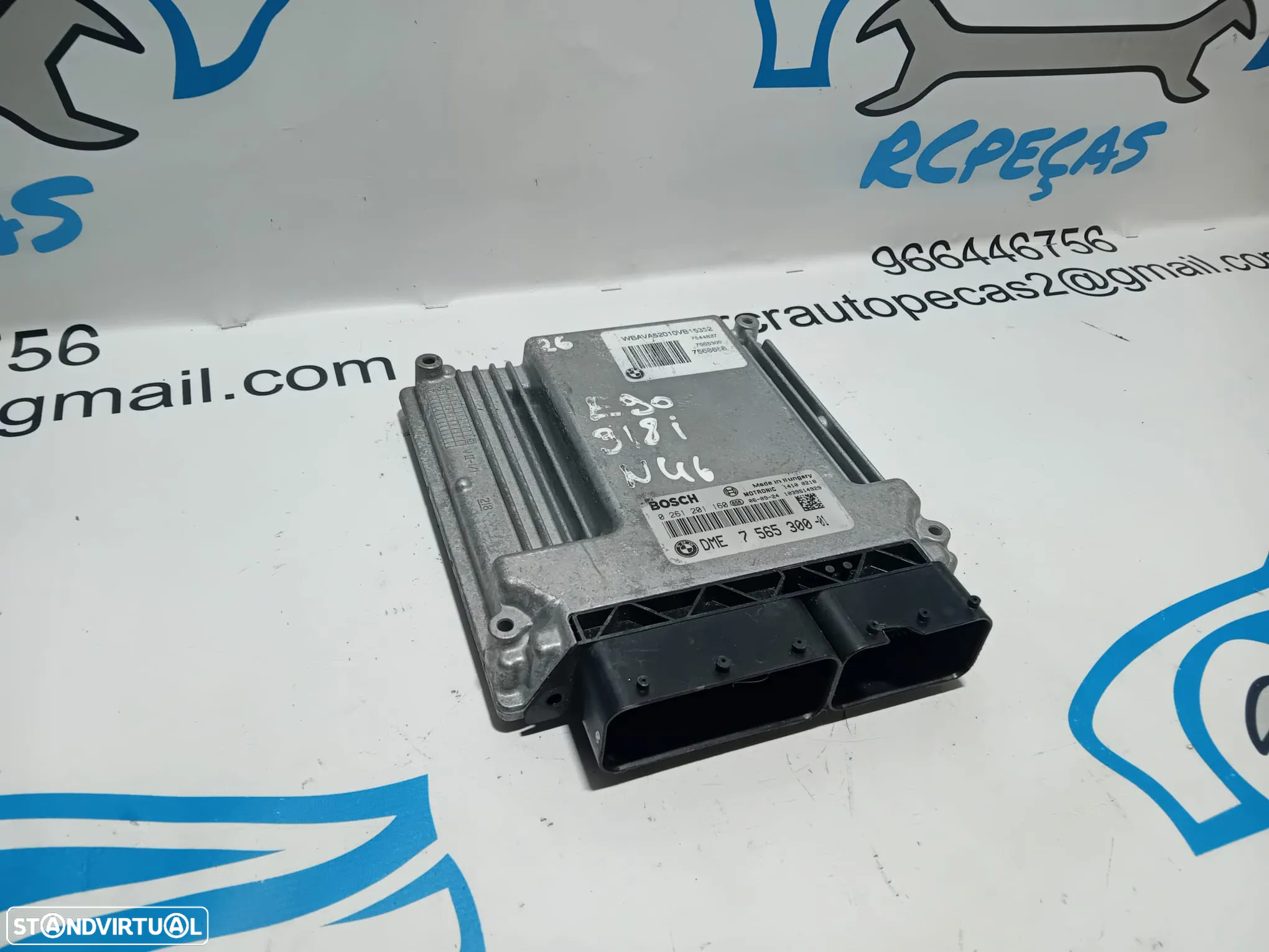 .Centralina Bosch Original BMW N46 N46B20 7 565 300 / 0 261 201 160 - 5