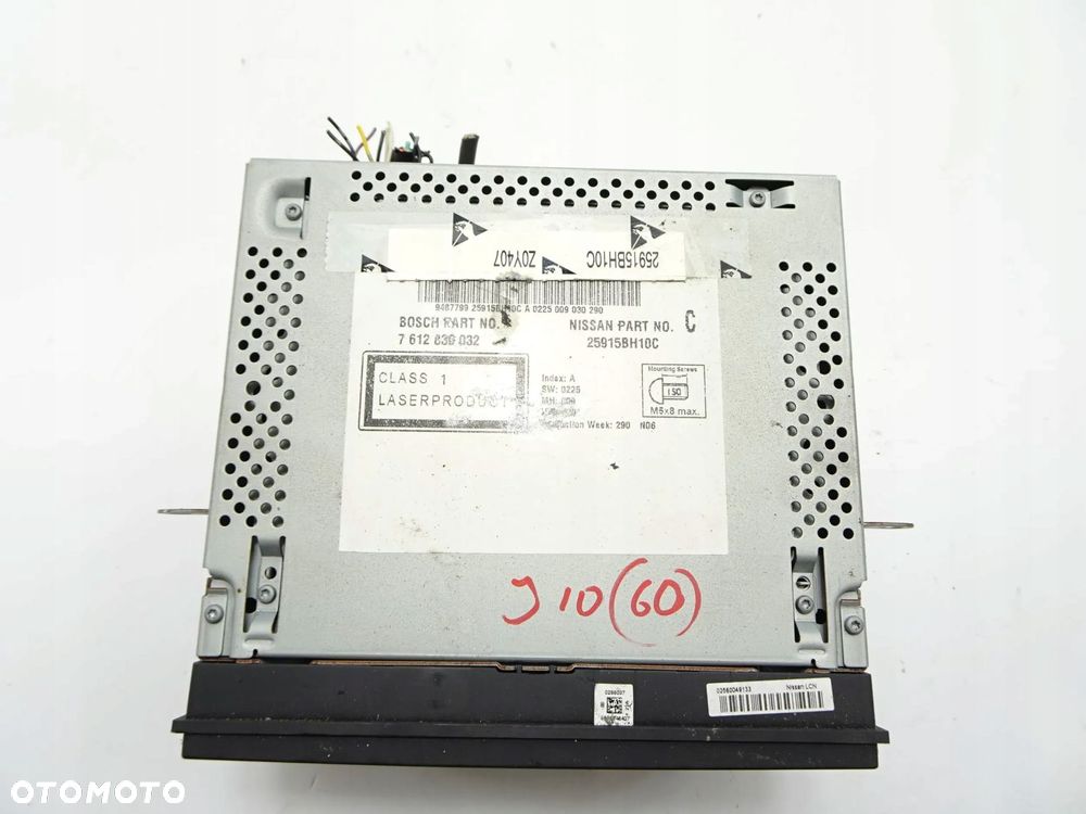 radio cd nissan qashqai j10 lift 10-13r. - 6