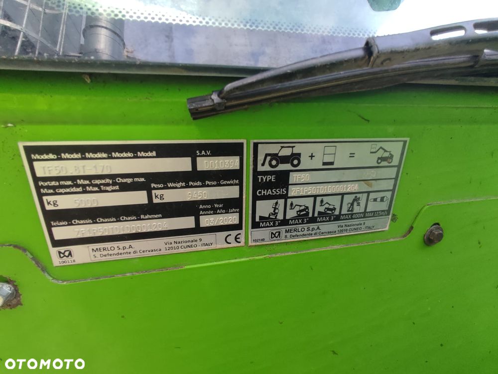 Merlo MERLO 50.8T-170 , N/S D0001204, SAV D010394 - 12