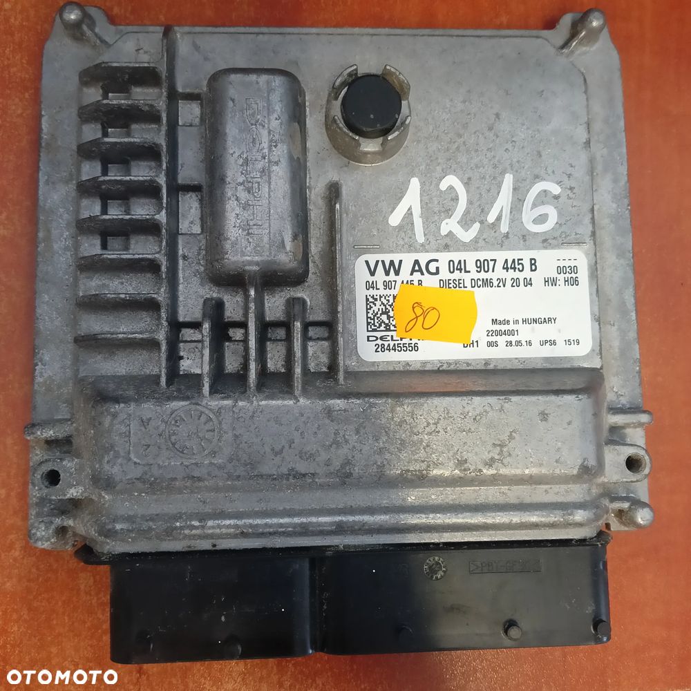 STEROWNIK SILNIKA 04L907445B VW GOLF VII 7 1.6 TDI - 1