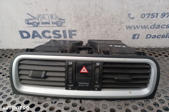 Grila ventilatie bord centru MX 1253 Skoda Fabia 2 [facelift] [2010 - - 1