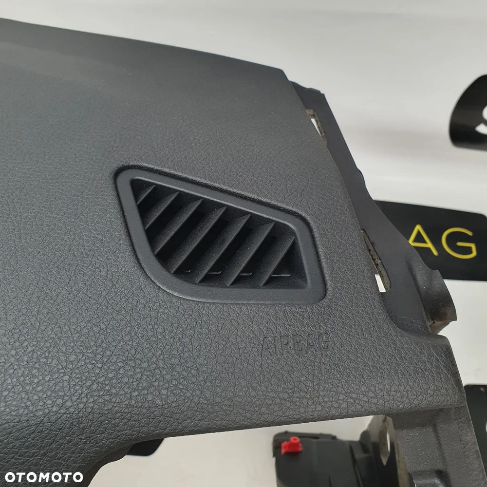 BMW 3 F30 F31 F34 DESKA ROZDZIELCZA KONSOLA KOKPIT PULPIT PODUSZKI AIRBAG AIR BAG PASY KIT SET - 4