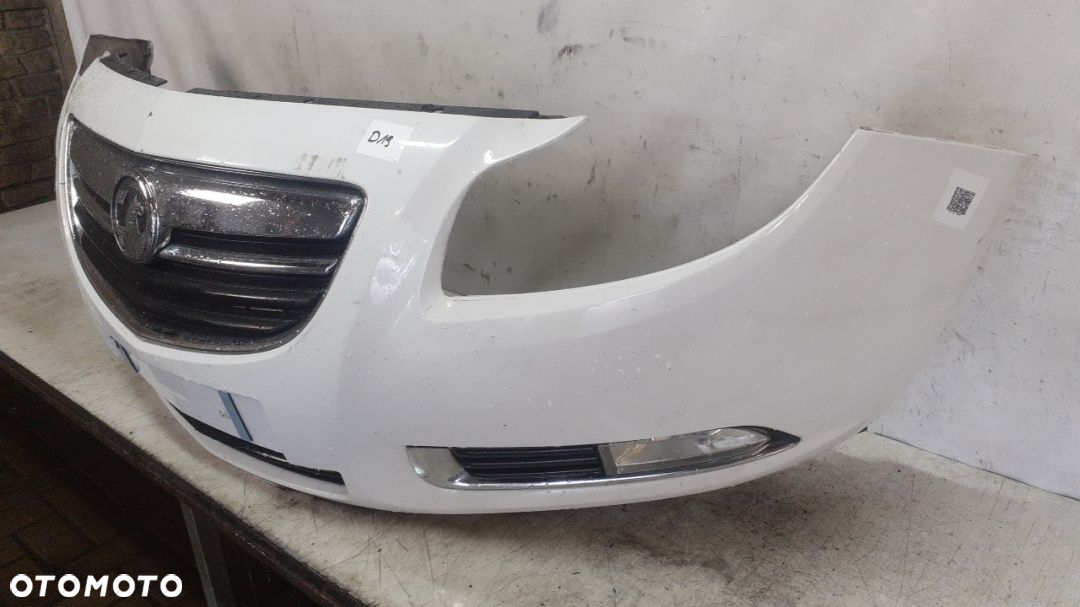 * ZDERZAK PRZÓD PRZEDNI OPEL INSIGNIA 1 I A Z40R BIAŁY HALOGENY - 3
