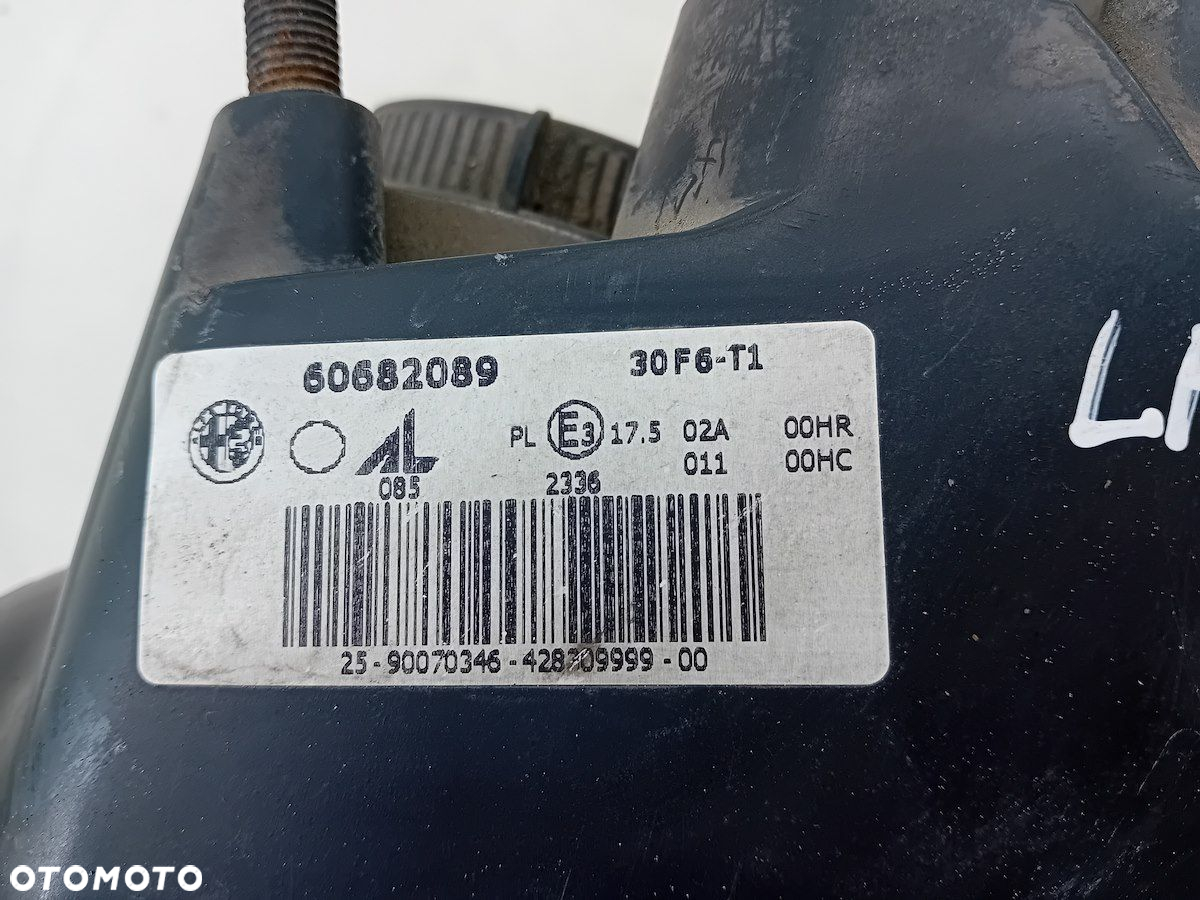 LAMPA PRZÓD LEWA ALFA ROMEO 159 60682089 - 6