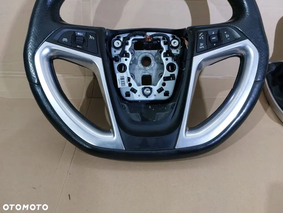 Kierownica skóra Opel Insignia A OPC gałka zmiany biegów mieszek - 6