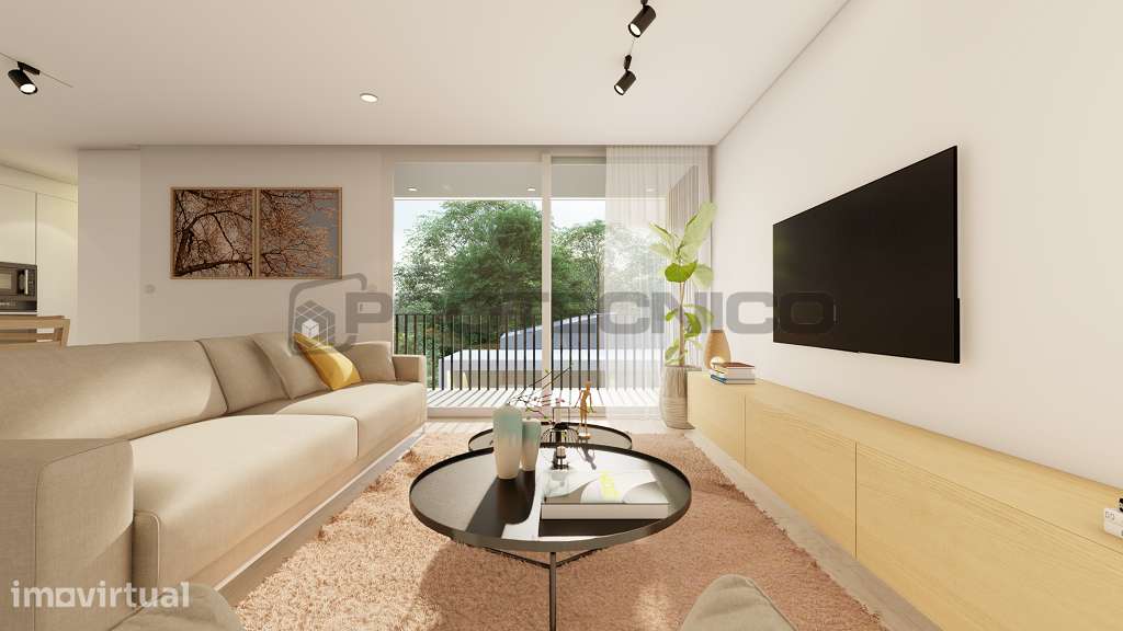 Elegante T1 de Excelentes Áreas com Piscina e Jardim - Grande imagem: 4/14