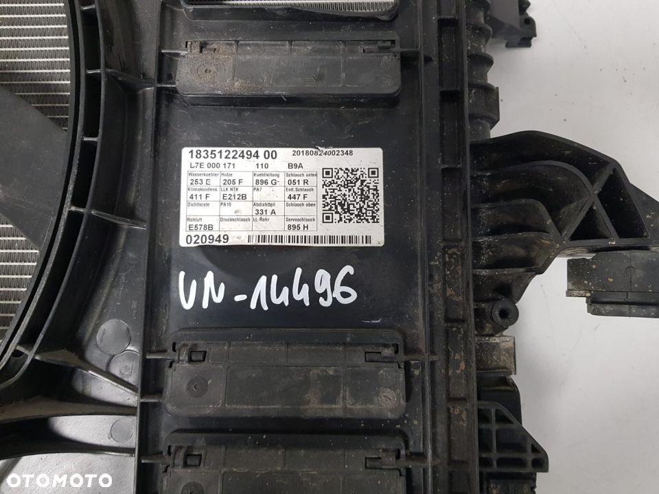 VW T6 KOMPLET CHŁODNIC 15- WENTYLATOR 7E0121207E WODA 7E0121253F KLIMA 7E0820411G - 6