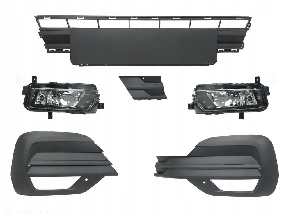 VW T6 19 - 25 kratki / atrapy / listwy zderzaka Zestaw ! - 1