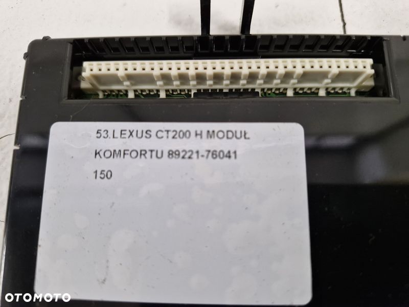 LEXUS CT200 H MODUŁ IMOBILAIZERA 89221-76041 - 6