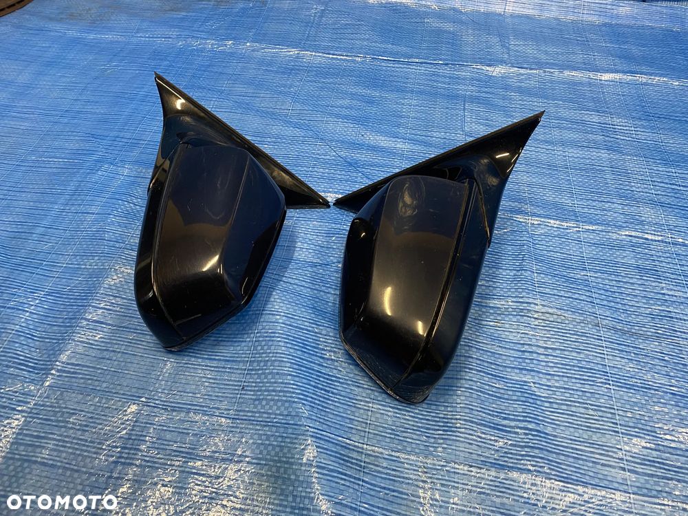 LUSTERKA LUSTERKO ZEWNĘTRZNE LEWE PRAWE BMW F01 F02  M-PAKIET 416/9 CARBONSCHWARZ 3 PIN - 3