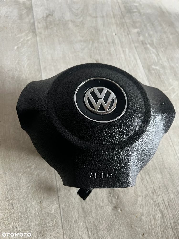 VW TIGUAN I 5N 06-15r R-LINE KIEROWNICA SKÓRZANA 1K8419091ABG0L AIRBAG 5K0880201AC - 7