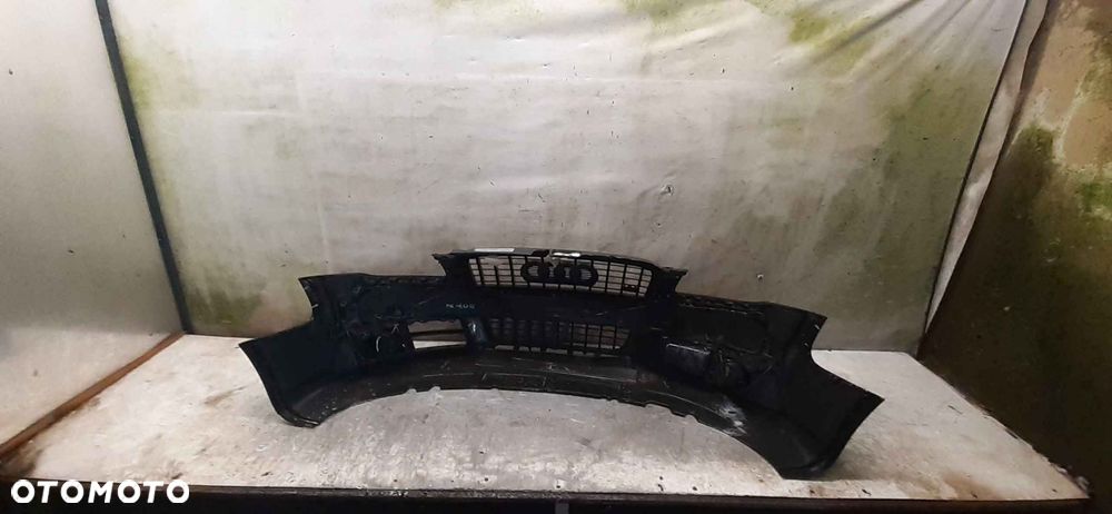 ^ ZDERZAK PRZÓD PRZEDNI AUDI A4 B7 S LINE LC9Z CZARNY HALOGENY - 5