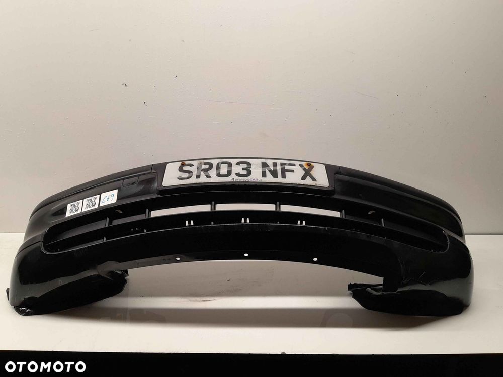 ^ ZDERZAK PRZÓD PRZEDNI BMW E46 SERIA 3 COMPACT SCHWARZ 2 II CZARNY - 1