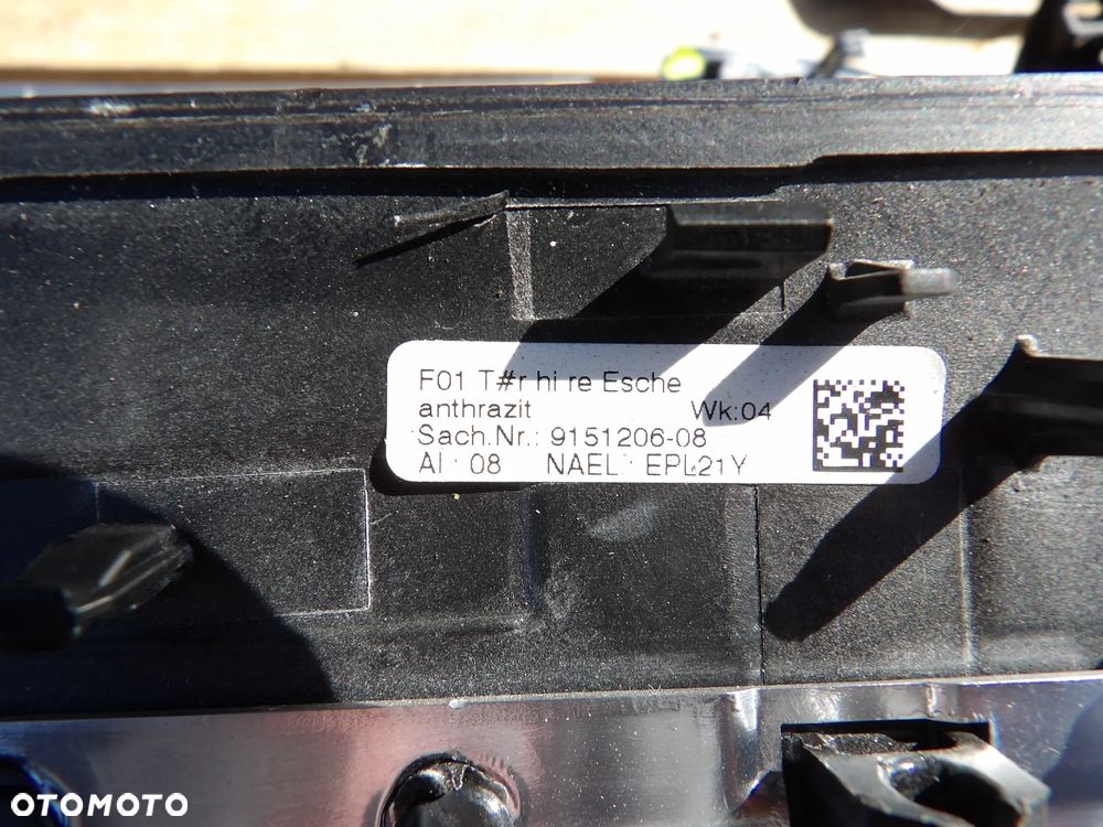 BMW - F01 - KOMPLET LISTEW - DEKORY - DEMONTAŻ - EUROPA - 9113863  9119796  9166934  9151205  9151203  9151206  9151204  9192355 - 10