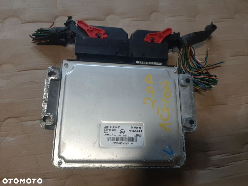 Sterownik silnika SSANGYONG ACTYON 2.0 D A6645406532 - 1
