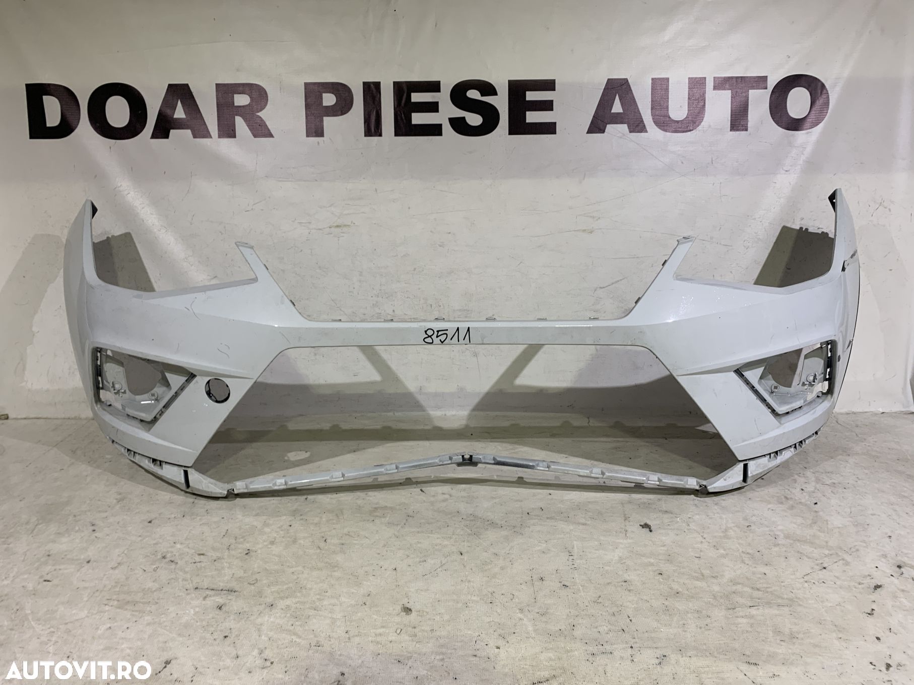 Bara fata Seat Arona, 2018, 2019, 2020, 2021, 2022, 2023, cod origine OE 6F9807221B, cu gauri pentru senzori de parcare (6). - 1
