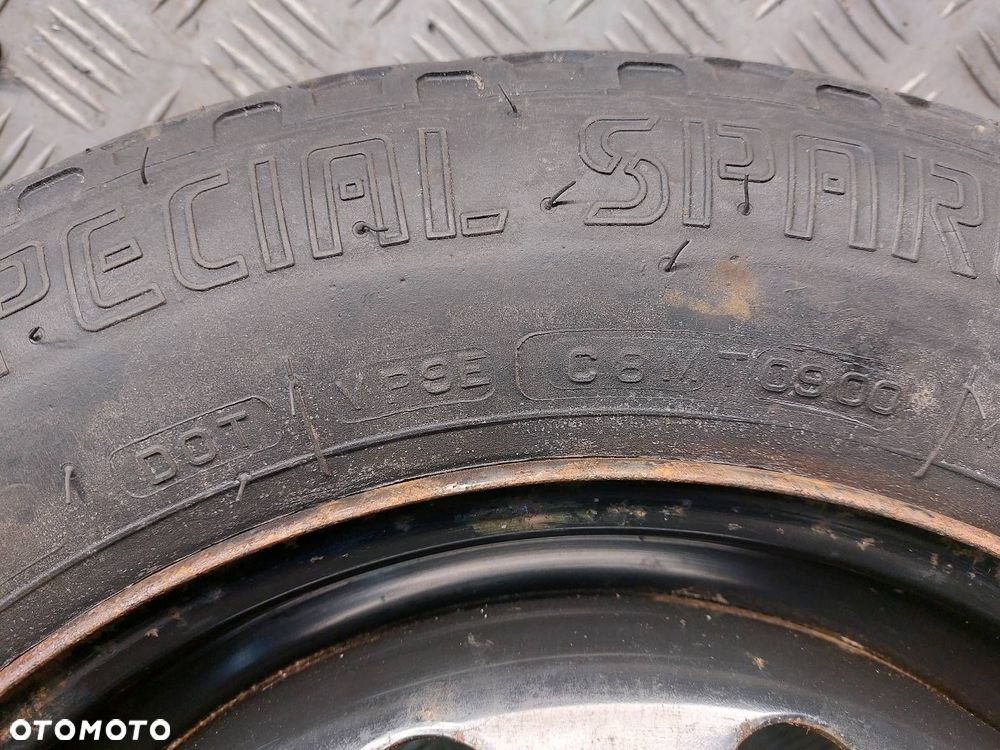 KOŁO DOJAZDOWE DOJAZDÓWKA FIAT PUNTO II A4471000 4×98 ET43 4J 135/80R14 - 3