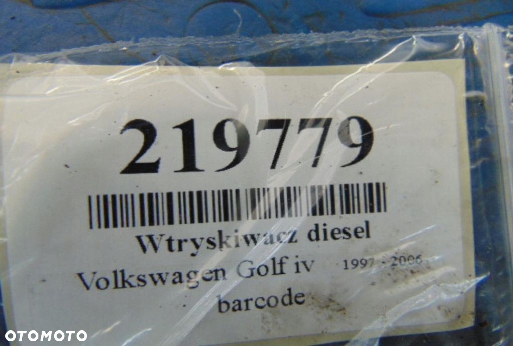 VOLKSWAGEN GOLF IV 1.9TDI WTRYSKIWACZ DIESEL 4SZT KOMPLET 0414720215 - 8