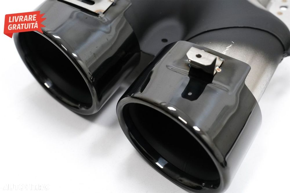 Bara Fata cu Difuzor Spate si Ornamente evacuare Mercedes C-Class A205 Cabrio C205- livrare gratuita - 16