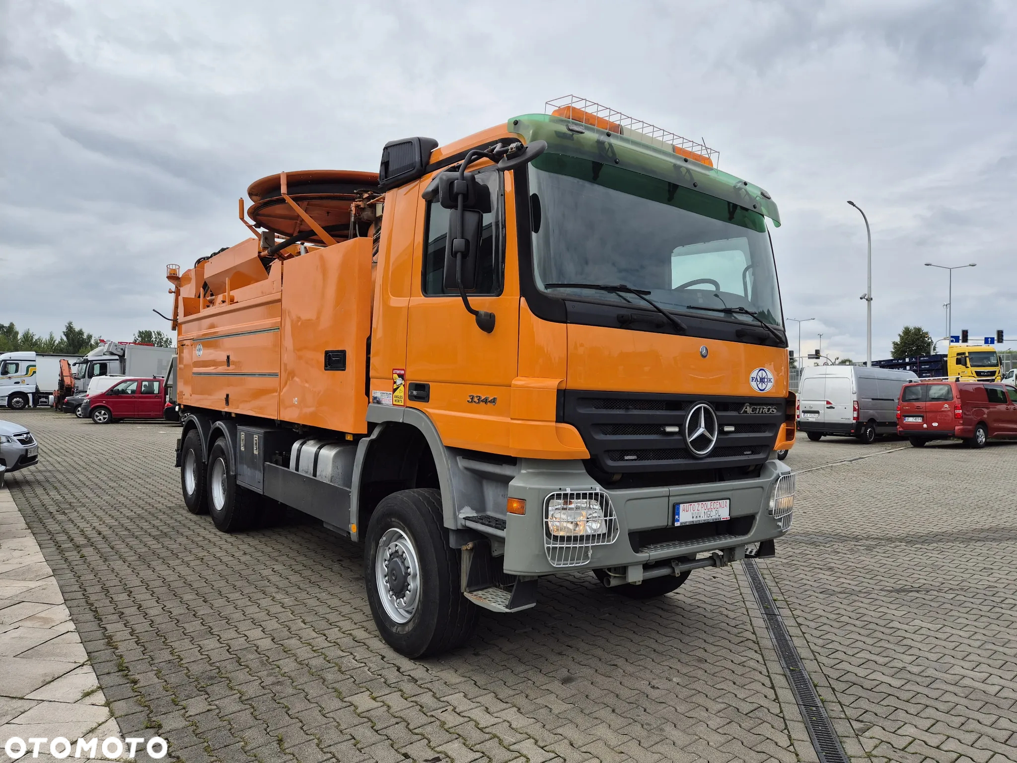 Mercedes-Benz ACTROS 3344 A 6X6  / 6X6 / WIEDEMANN KW 3000 / WÓZ ASENIZACYJNY / UNIKATOWA ZABUDOWA / SERWISOWANY /  PIERWSZY WŁAŚCICIEL / 8000L - 6000L / - 5