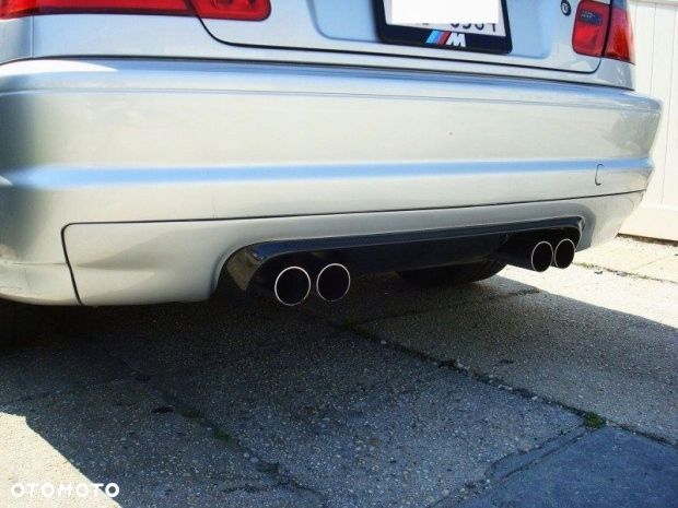 BMW 3 E46 M3 CSL TYLNY DYFUZOR SPLITTER ZDERZAKA - 1