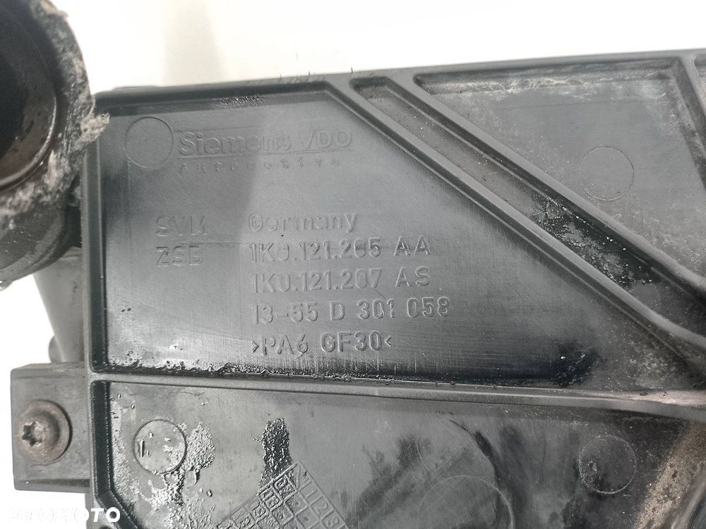 CHŁODNICA WODY Z WENTYLATOREM SKODA OCTAVIA II 1K0121265AA 1K0121253AA - 2