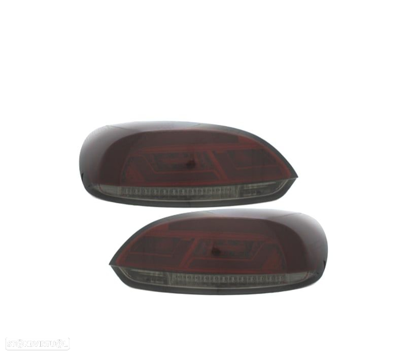 FAROLINS VOLKSWAGEN VW SCIROCCO III 08-14 LITEC VERMELHO ESCURECIDO - 3