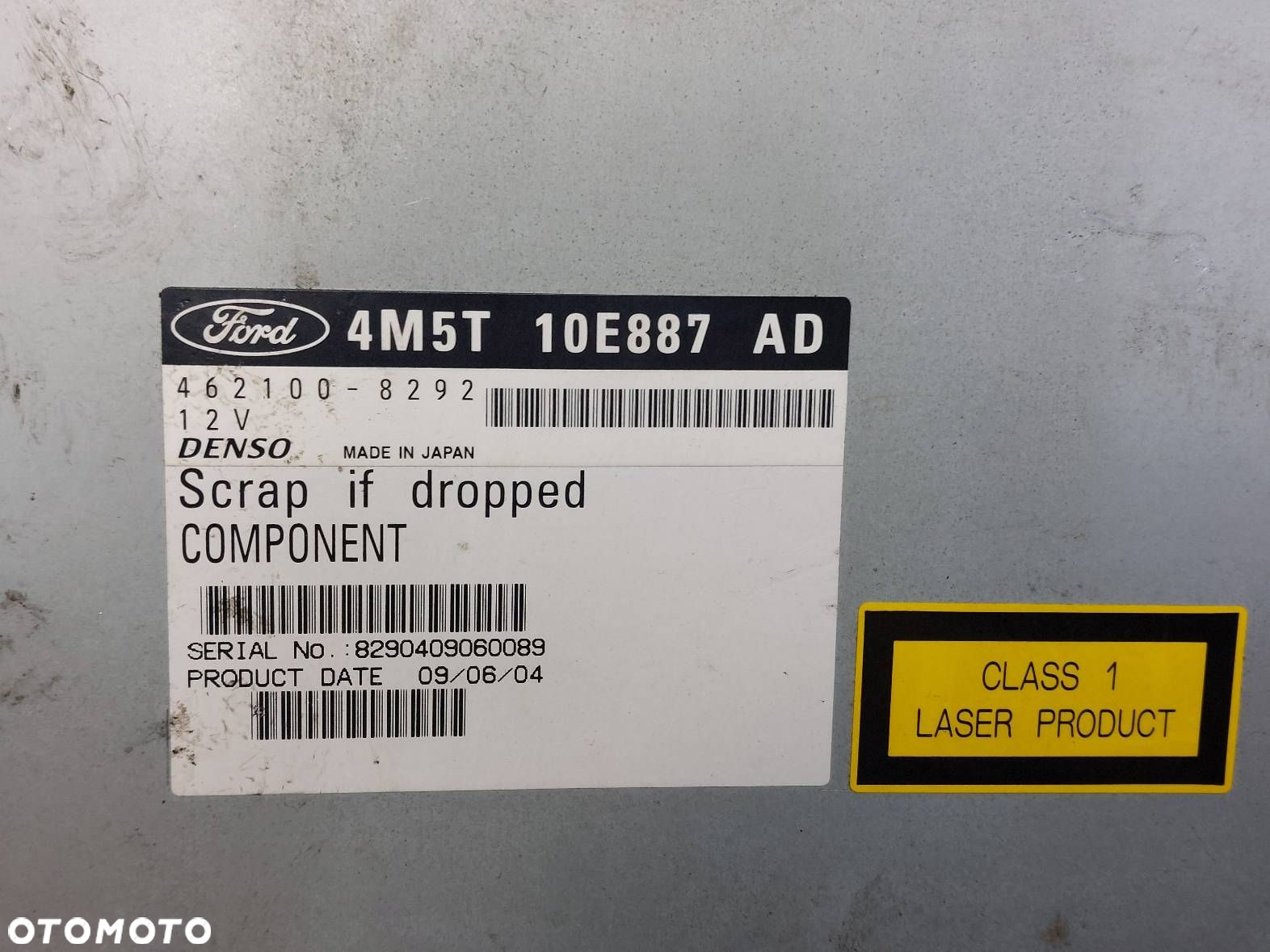NAPĘD CZYTNIK NAWIGACJI FORD FOCUS MK2 4M5T-10E887-AD - 2