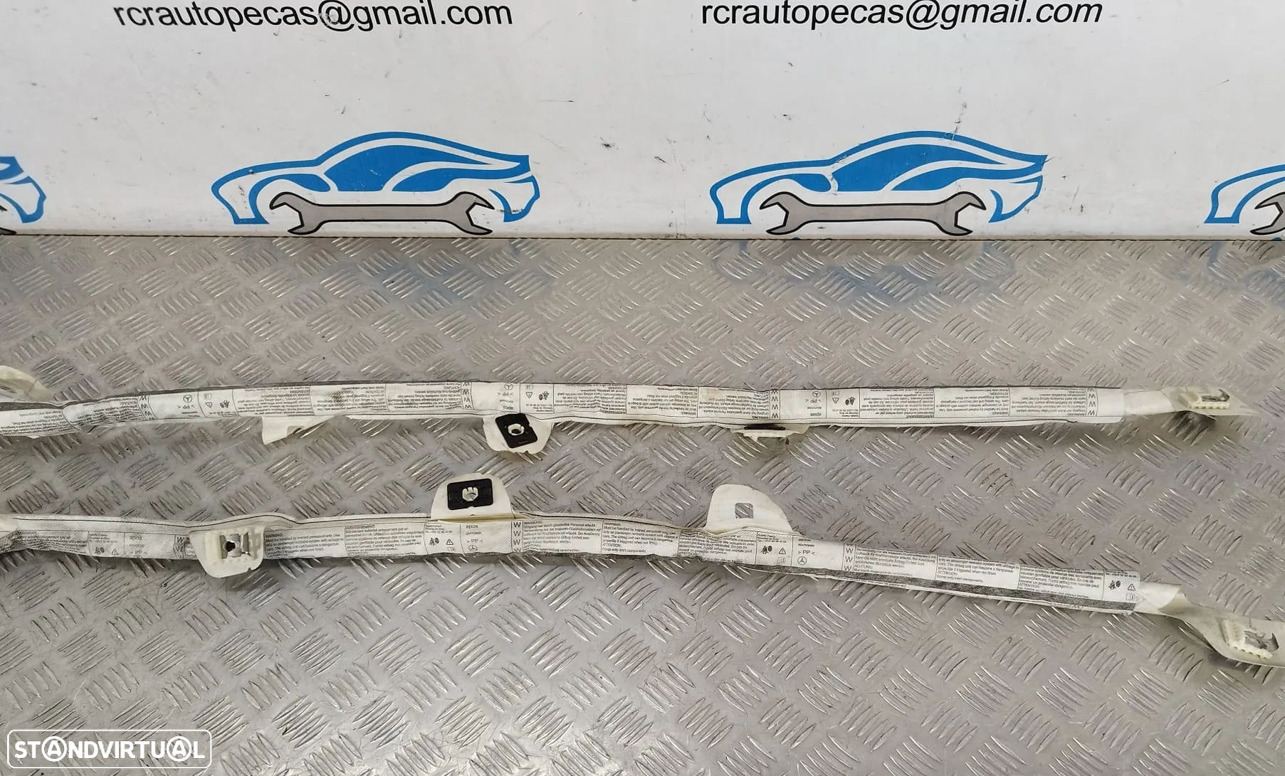 CORTINA CORTINAS AIRBAG AIRBAGS ESQUERDA DIREITA 2048600505 2048600605 2048600605 MERCEDES CLASS C W204 - 2