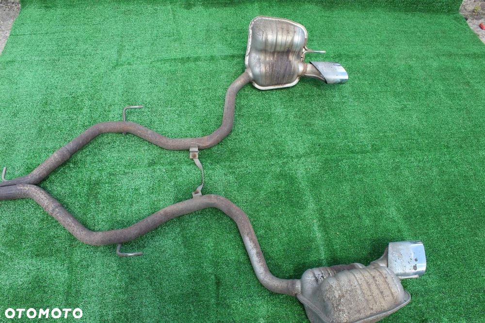 Układ wydechowy kompletny katalizatory tłumik Mercedes SL R230 SL500 - 9