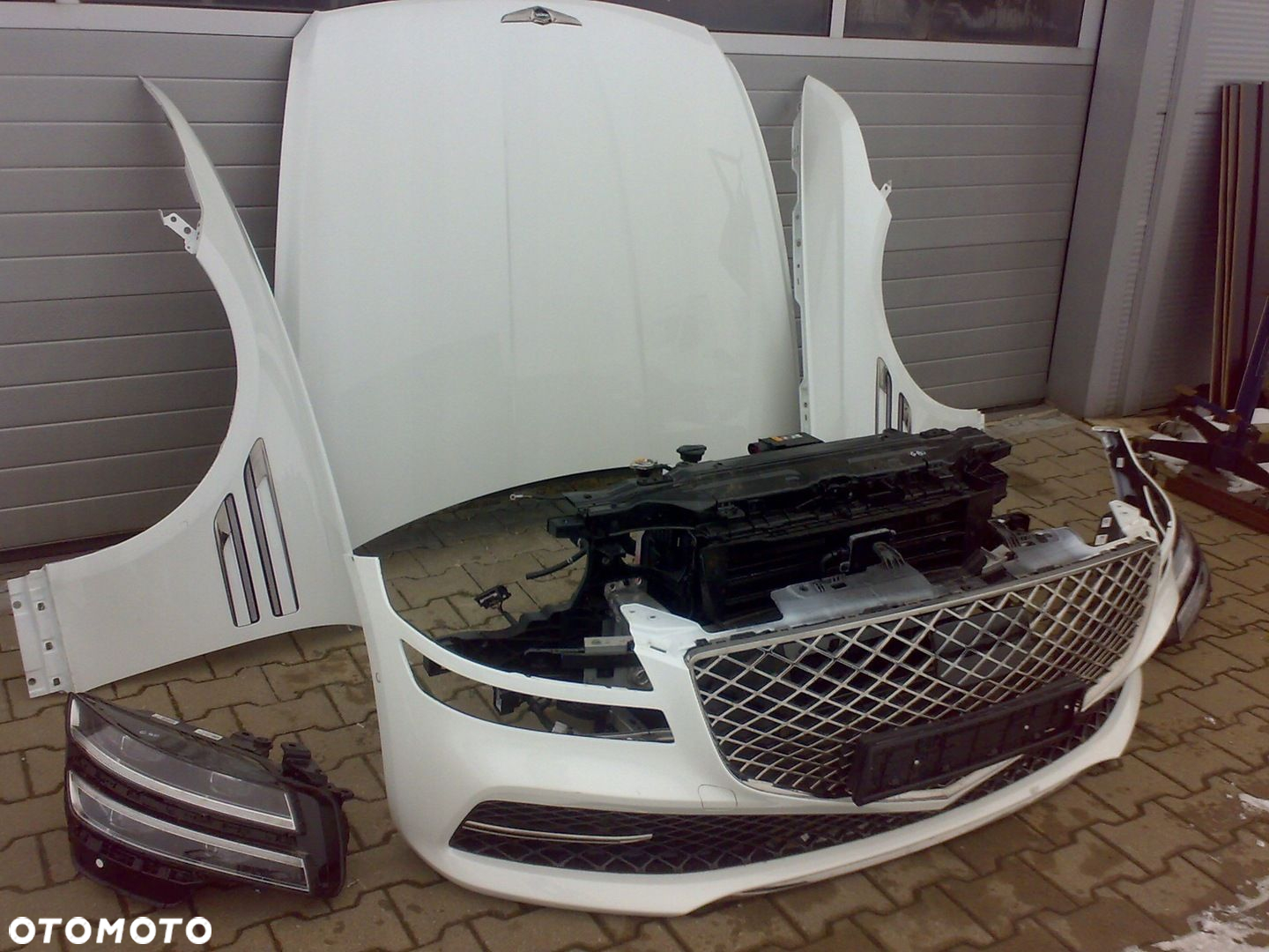 GENESIS G80 2021 2022 2023 WZMOCNIENIE PAS CHŁODNICE CHŁODNICA BELKA PRZÓD - 3
