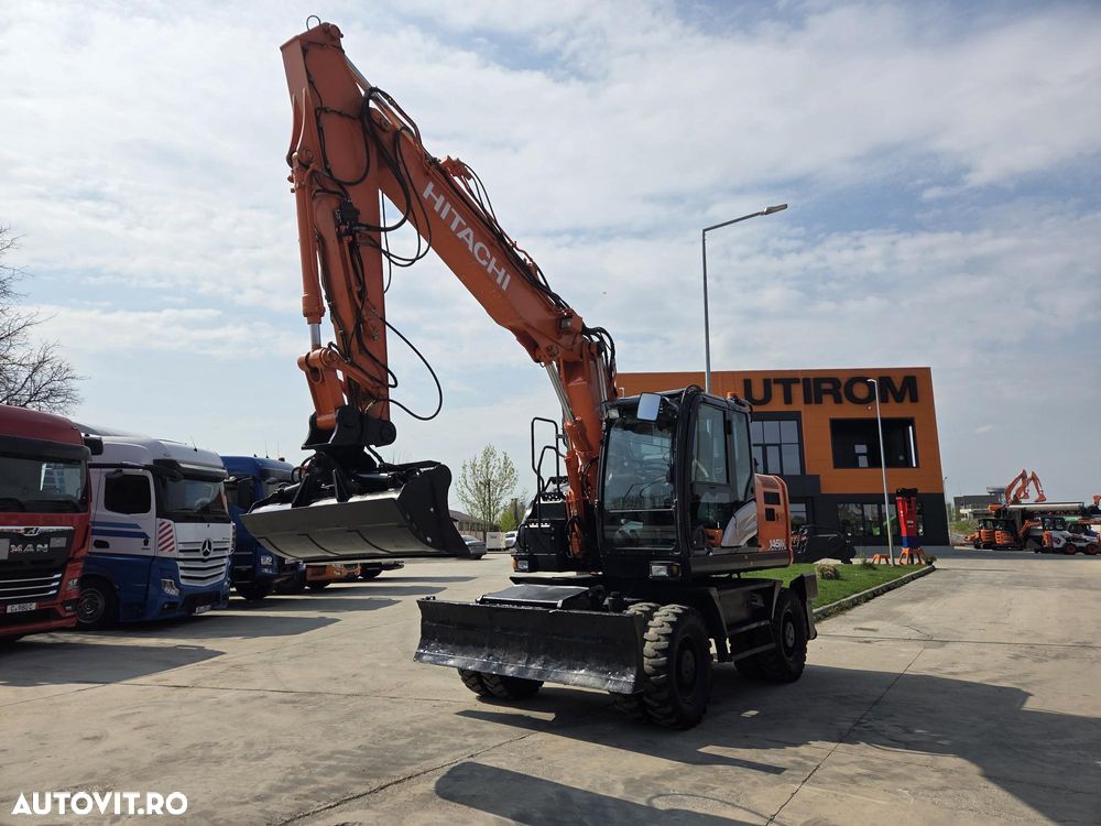 Hitachi PE ROTI 17t, ZX145W-6, 2018, 4.379h, LAMA SI CALE, 3 BRATE EXCAVARE, ad sapare 6m, latime 2,5m, inst picon+rotire, cupa EXCAVARE NOUA, cupa TALUZ INCLINABILA, Antifurt, 3 camere, consum mediu 8,6l/h, posibil leasing 3 ani, CA NOU, PROMOTIE 91.900 EUR - 9