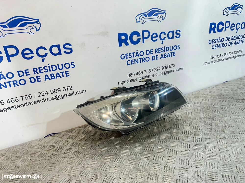 .Farol Otica Frente Frontal Direita Original Halogenio Valeo BMW Serie 3 E90 Carro Sedan E91 Touring Carrinha 6 942 722 2004 - 2008 - 2