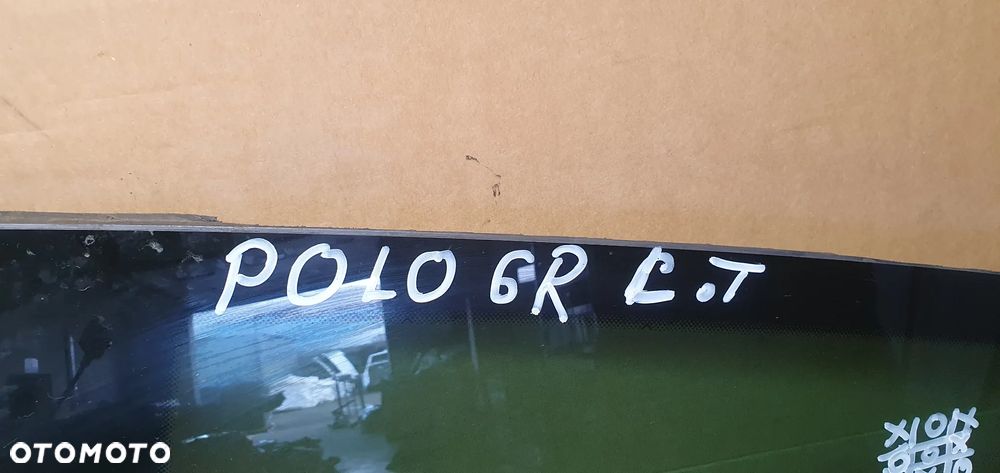 Szyba lewy tył tylna lewa karoseryjna VW Polo V 6R AS3 - 6