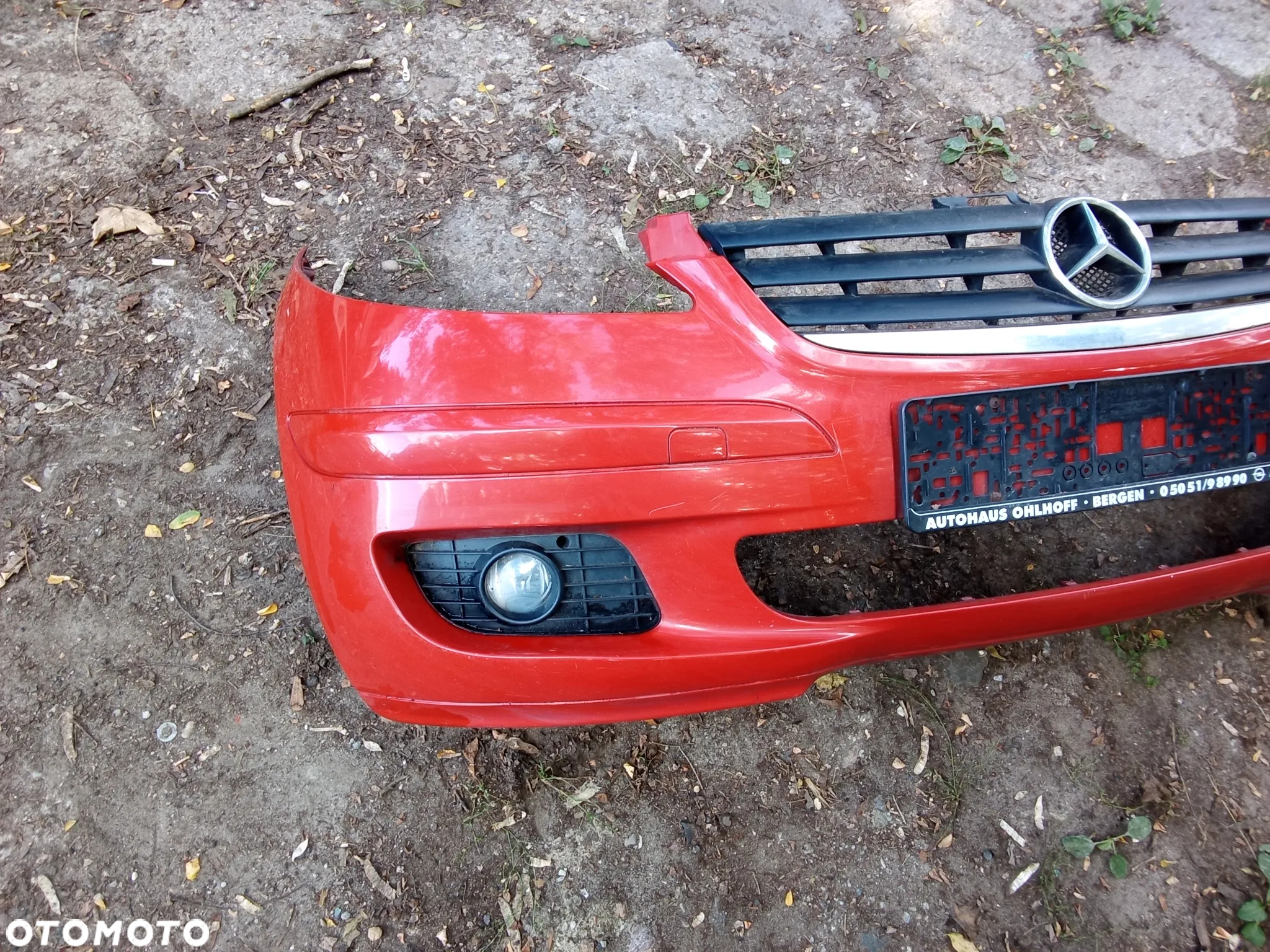 Zderzak przód przedni Mercedes A klasa A169 czerwony - 9