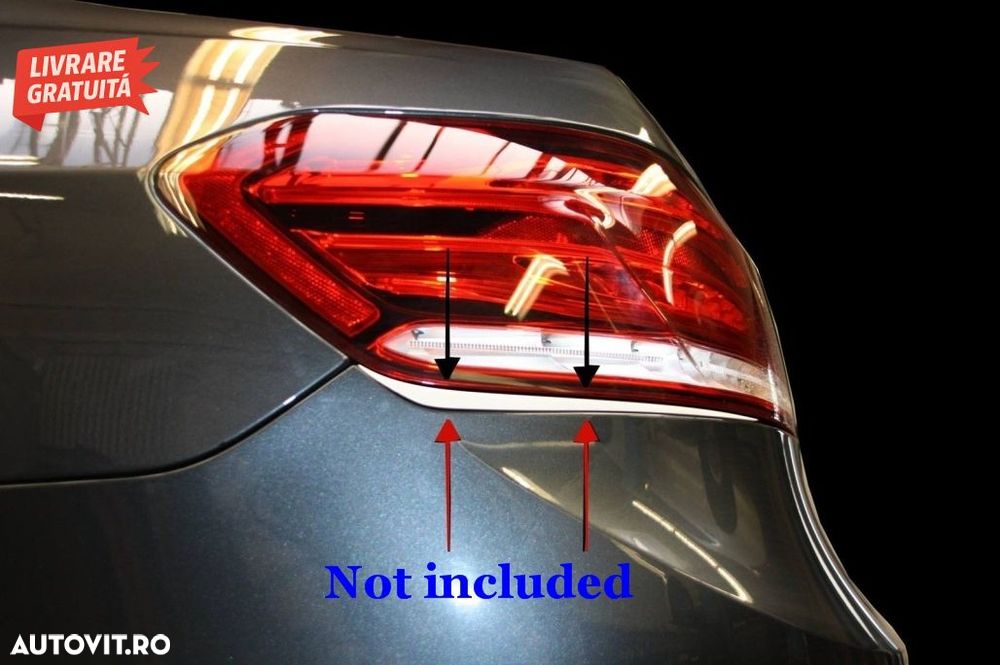 Stopuri LED Mercedes E-Class W212 (2009-2013) Facelift Design Rosu Clar- livrare gratuita - 9