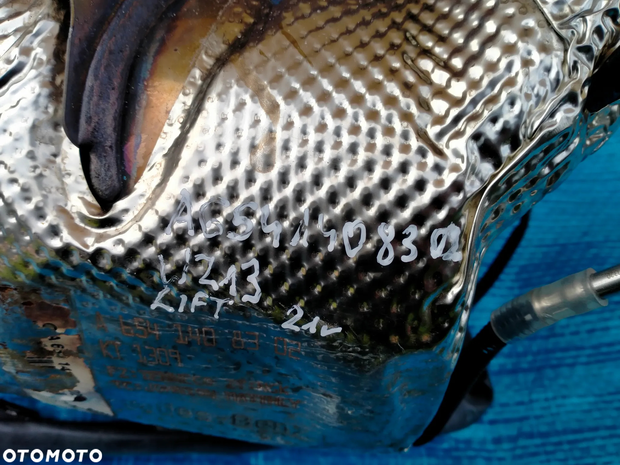 MERCEDES E W213 / A6541408302 / DPF FAP ADBlue Filtr Cząstek Stałych Katalizator / NOX A0009050914 / CZUJNIK TEMPERATURY / ORYGINAŁ - 3
