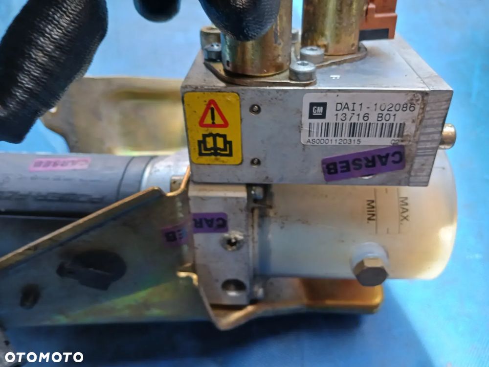 Opel Astra G Cabrio Bertone 00-05 Pompa hydrauliczna dachu składanego OE 1316B01/DAI - 102086 - 5