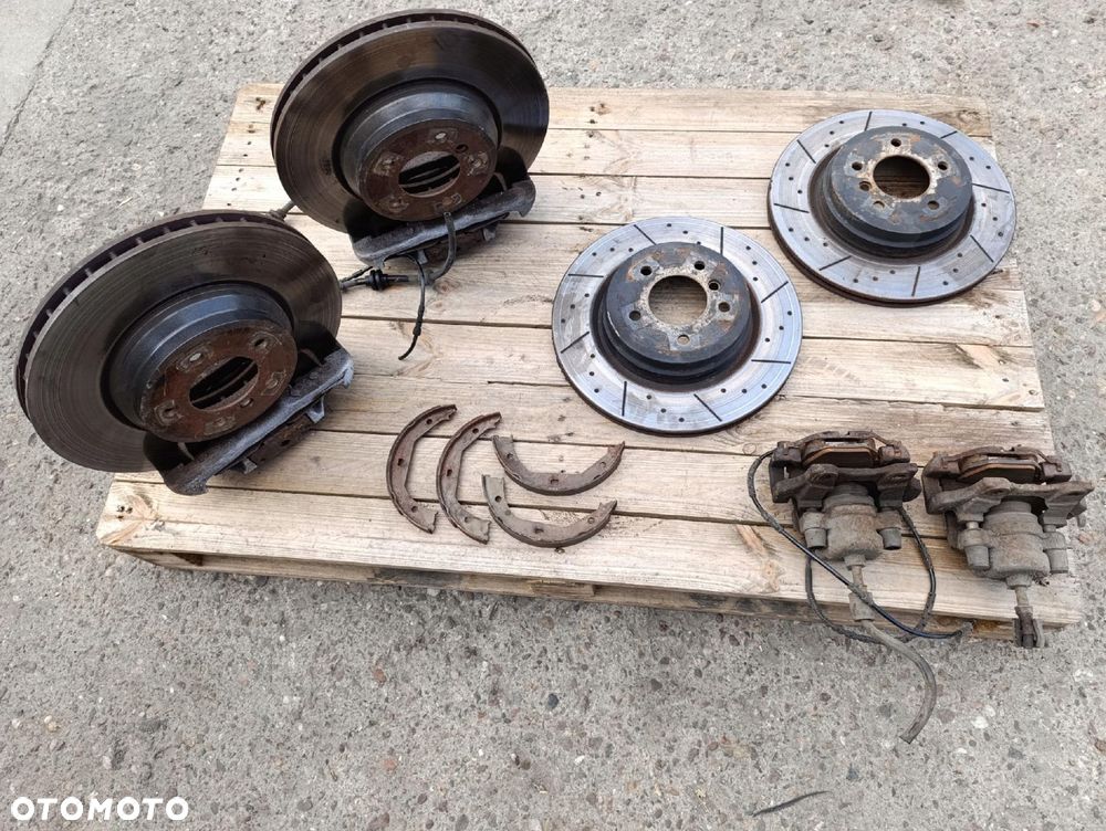 BMW E90 E91 E92 TARCZE HAMULCOWE KLOCKI 335D M57 KOMPLET PRZÓD TYŁ - 2