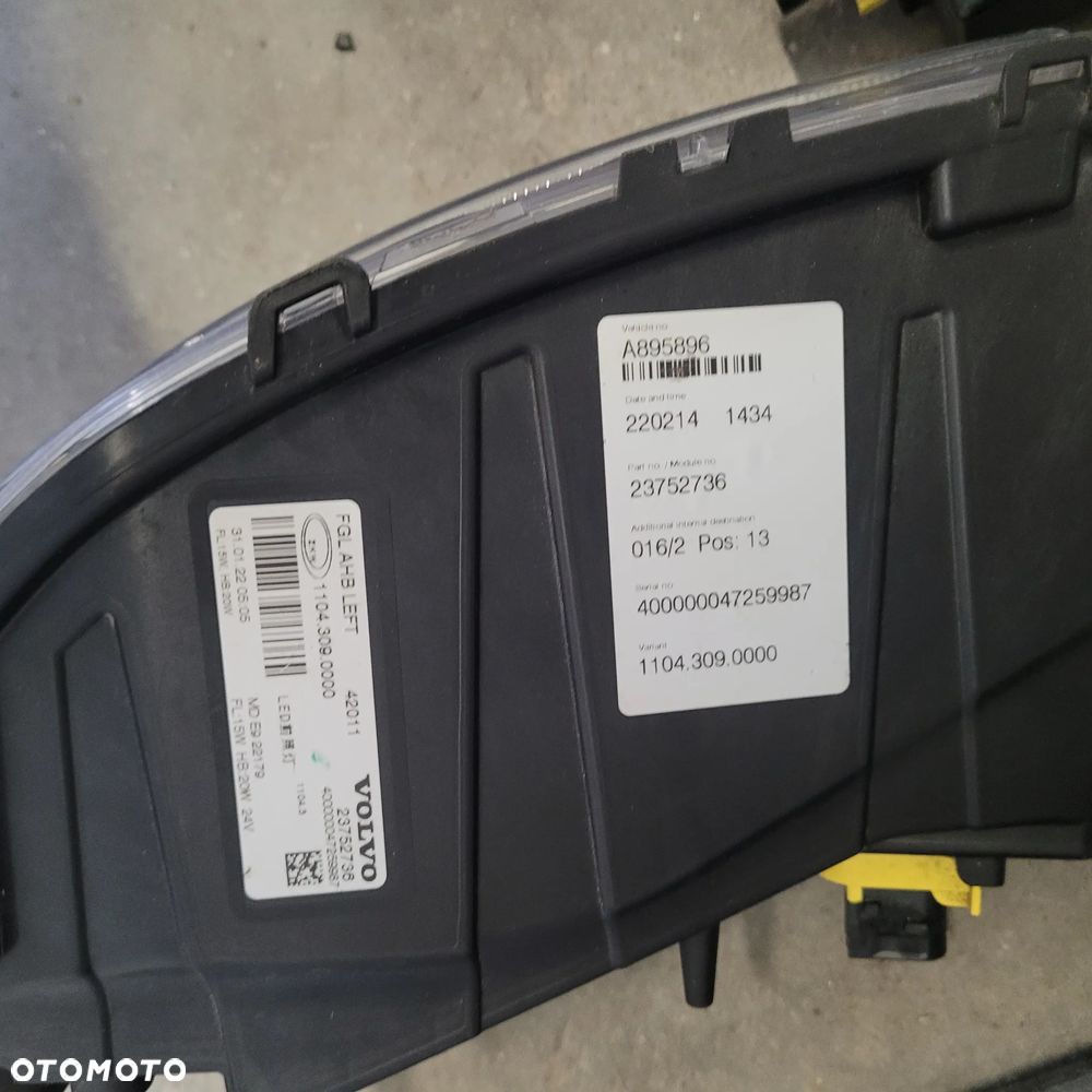 HALOGEN VOLVO FH4 FH5 ORYGINAŁ CHWALIM116 - 5